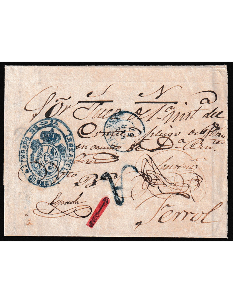1736. ESPAÑA. SPAIN. VALLADOLID A MADRID.