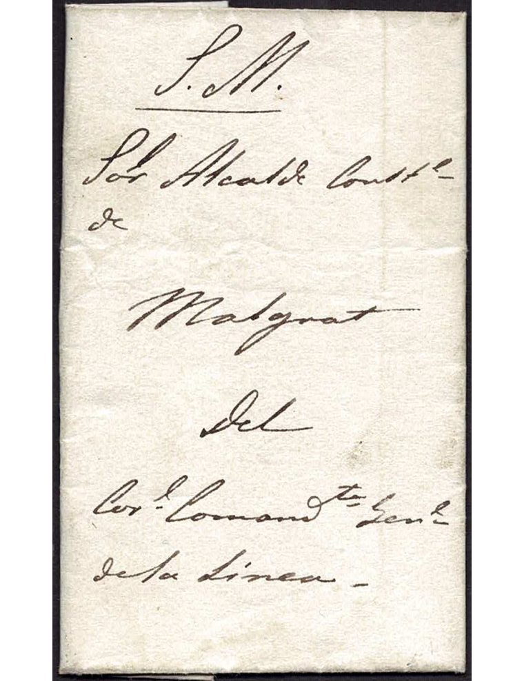 1828. ESPAÑA. SPAIN. SOMOZAS A SANTIAGO.