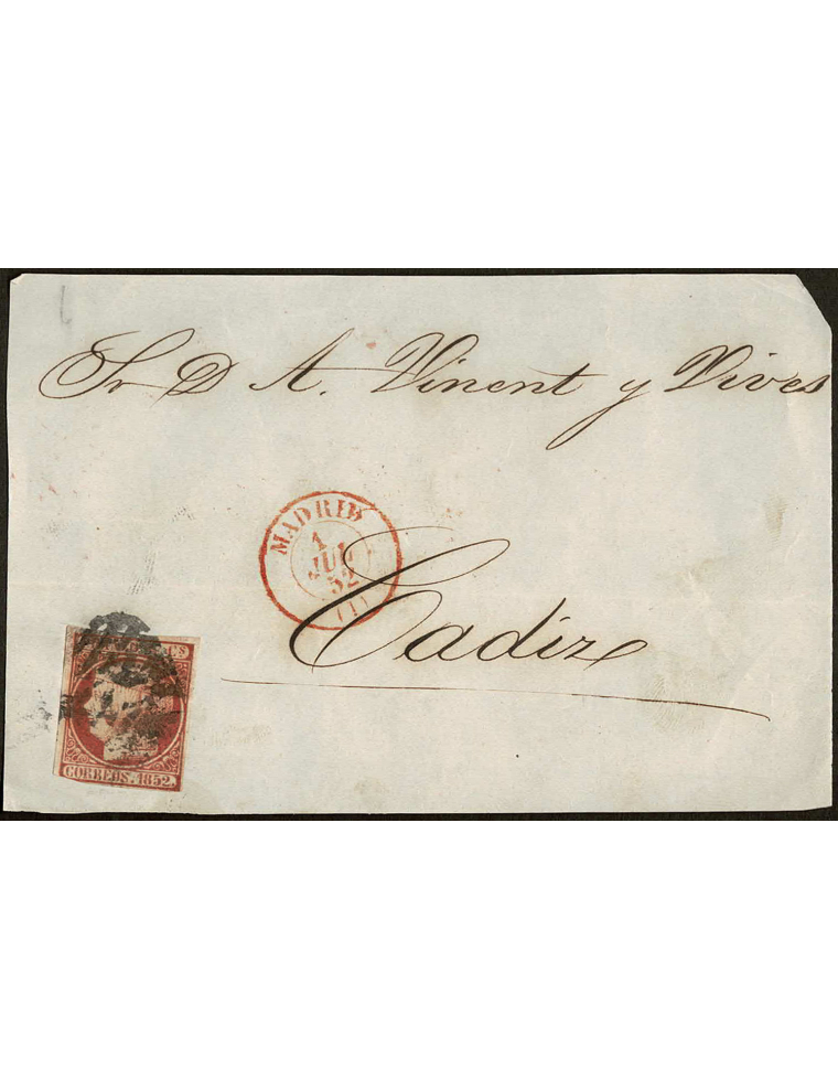 1838. ESPAÑA. SPAIN. BOUZAS A CADIZ.