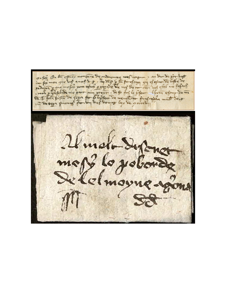 1407 (MAY) La Pera a Girona. Carta escrita por Guillem Solà, sacristán …