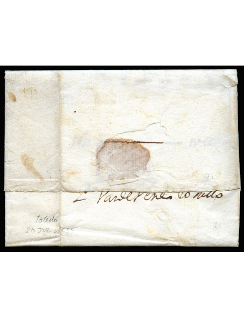 1655 (20 JUL). Toledo a Madrid. Carta firmada por el comerciante Pedro van Devene dirigida a los hermanos Pedro y Marcos Carmina