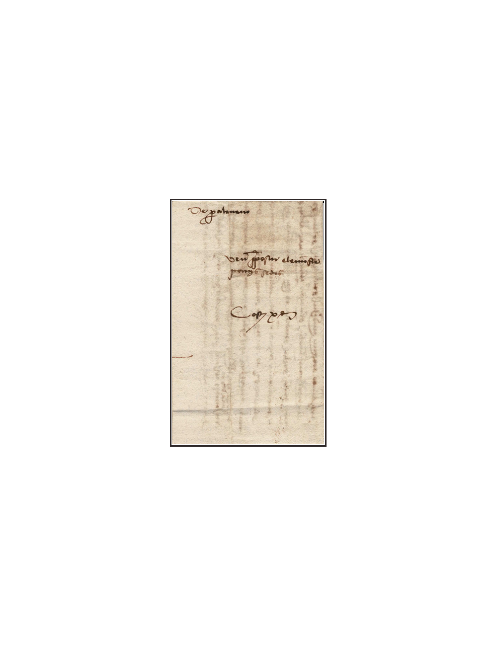 1478 (11 DIC) Girona Correo interior. Carta del canónigo de la catedral de Girona …