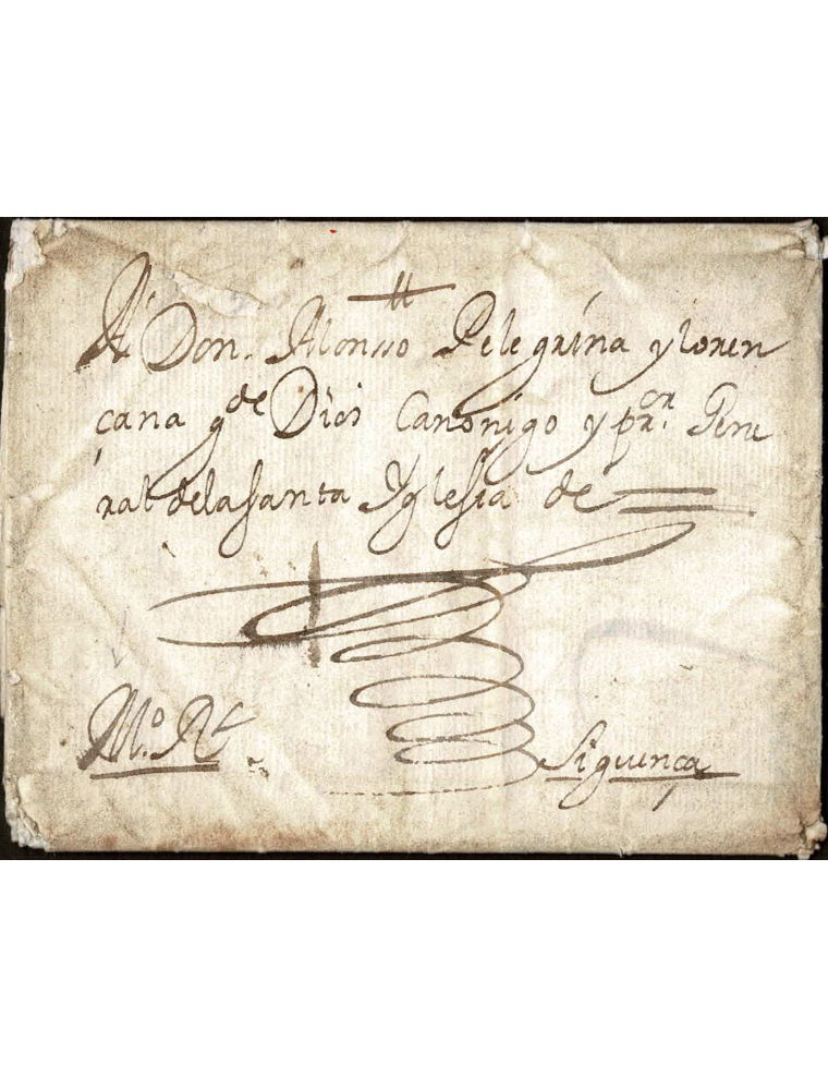 1661 (5 NOV) Carta de Madrid a Sigüenza. En su interior se lee: “ Oy no he tenido carta de Vmd…