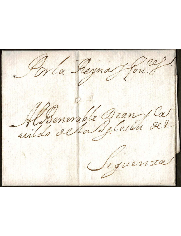 1700 (9 NOV) Madrid a Siguenza. Carta Real de Mariana de Neoburgo anunciando la muerte de su marido Carlos II el primer día de e